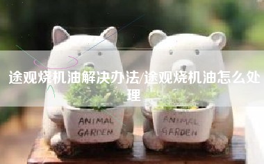 途观烧机油解决办法/途观烧机油怎么处理