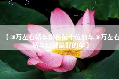 【30万左右轿车排名前十位的车,30万左右轿车口碑最好的车】