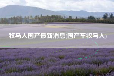 牧马人国产最新消息(国产车牧马人)