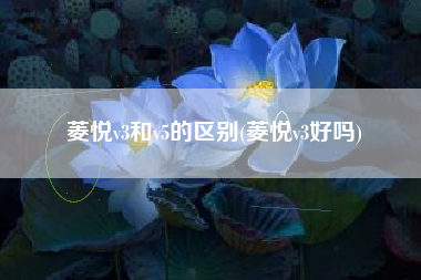 菱悦v3和v5的区别(菱悦v3好吗)