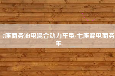 7座商务油电混合动力车型/七座混电商务车