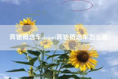 奔驰概念车vision(奔驰概念车怎么画)
