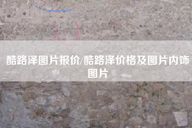 酷路泽图片报价/酷路泽价格及图片内饰图片