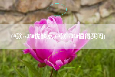 09款rx350优缺点(09款rx350值得买吗)