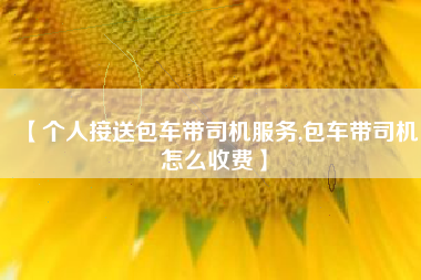 【个人接送包车带司机服务,包车带司机怎么收费】
