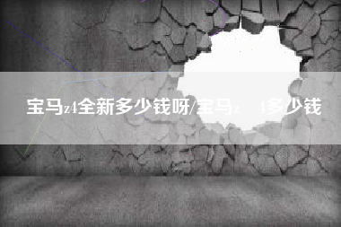 宝马z4全新多少钱呀/宝马z 4多少钱